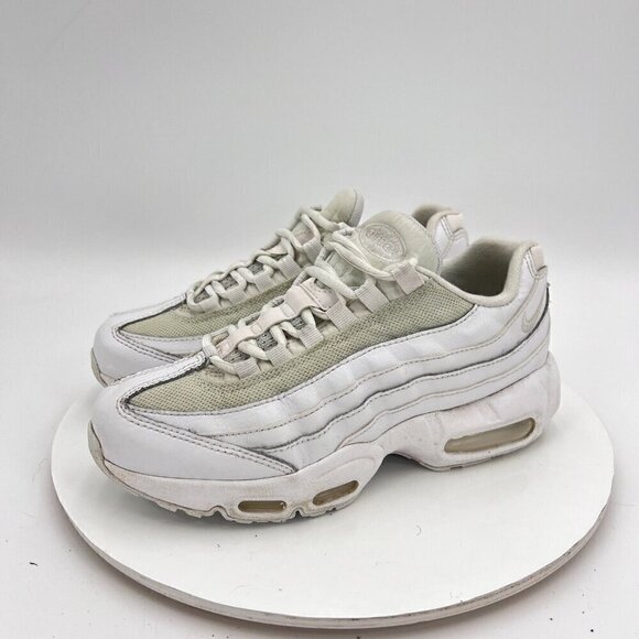 Nike Shoes - Nike Air Max 95 Recraft Youth Size 5.5Y Women 7 CJ3906-100 Triple White Shoes
